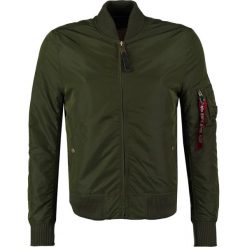 Alpha Industries Kurtka Bomber dark green. Zielone kurtki męskie Alpha Industries, xl, bez wzorów, z nylonu. W wyprzedaży za 384,30 zł.