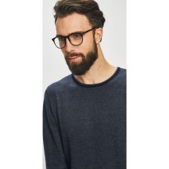 Pierre Cardin - Sweter. Niebieskie swetry klasyczne męskie marki Pierre Cardin, s, z bawełny, z okrągłym kołnierzem. W wyprzedaży za 239,90 zł.