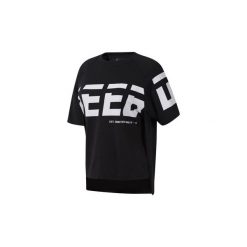 T-shirty z krótkim rękawem Reebok Sport Koszulka Meet You There Graphic. Czarne bluzki sportowe damskie Reebok Sport, s, bez wzorów, bez kołnierzyka, z krótkim rękawem, krótkie, bez kaptura. Za 99,95 zł.