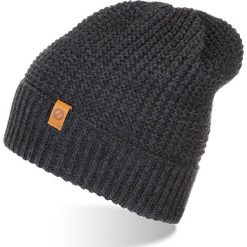 Czapka męska zimowa beanie ciemnoszara Brodrene CZ14 - c.szary. Szare czapki męskie Brødrene, na zimę, bez wzorów, z materiału, eleganckie. Za 45,99 zł.