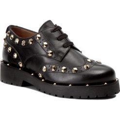 Oxfordy TWINSET - Stringata CA7PAE Nero 00006. Czarne jazzówki damskie marki Twinset, ze skóry, na obcasie. W wyprzedaży za 579,00 zł.