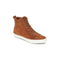Buty Polo Ralph Lauren GAVEN. Pomarańczowe trampki męskie Polo Ralph Lauren, bez wzorów, bez zapięcia. Za 454,30 zł.