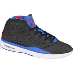 Nike Jordan Flight 2015 768905-045. Czarne buty sportowe męskie Nike, ze skóry, bez zapięcia, do koszykówki. W wyprzedaży za 419,99 zł.