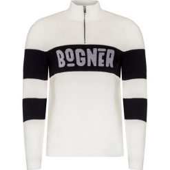 Sweter BOGNER FELEX. Białe swetry męskie Bogner, bez wzorów, z wełny, klasyczne, ze stójką, bez kaptura. Za 1760,00 zł.