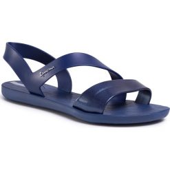 Sandały IPANEMA - Vibe Sandal Fem 82429 Blue/Blue 22282. Niebieskie klapki damskie Ipanema, bez wzorów, z tworzywa sztucznego, bez obcasa. W wyprzedaży za 99,00 zł.