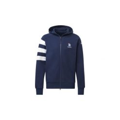 Bluzy dresowe adidas Bluza z kapturem Francuskiej Federacji Piłki Ręcznej. Niebieskie bluzy męskie Adidas, s, bez wzorów, z dresówki, z kapturem, bez rękawów, z kapturem. Za 279,00 zł.