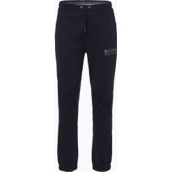 BOSS Athleisure - Spodnie dresowe męskie – Hadiko, niebieski. Niebieskie spodnie męskie BOSS Athleisure, s, z nadrukiem, z bawełny. Za 479,95 zł.
