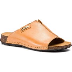Klapki LASOCKI - WI21-CORSA-02 Beige. Pomarańczowe klapki damskie Lasocki, bez wzorów, ze skóry, bez obcasa. Za 99,99 zł.