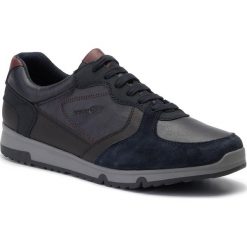 Sneakersy GEOX - U Wilmer A U943XA 0BCME CF46T Navy/Dk Coffee. Niebieskie sneakersy męskie Geox, bez zapięcia. W wyprzedaży za 189,00 zł.