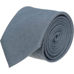 Krawaty męskie: krawat cotton niebieski classic 200