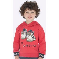 Mayoral - Bluza dziecięca 92-134 cm. Żółte bluzy chłopięce Mayoral, z nadrukiem, z elastanu, bez rękawów, z kapturem. W wyprzedaży za 79,90 zł.