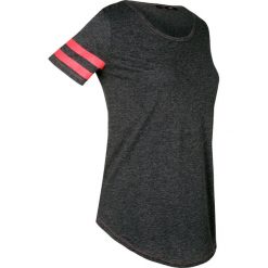 T-shirt sportowy, krótki rękaw bonprix czarny melanż. Czarne bluzki sportowe damskie bonprix, bez wzorów, bez kołnierzyka, z krótkim rękawem, krótkie, bez kaptura. Za 37,99 zł.