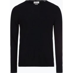 Marc O'Polo Denim - Sweter męski, niebieski. Niebieskie swetry męskie marki Marc O'Polo DENIM, s, bez wzorów, z dzianiny, polo, bez kaptura. Za 349,95 zł.