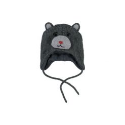 Czapeczki niemowlęce: NAME IT Girls Mini Czapka NITMACUTE dark grey melange