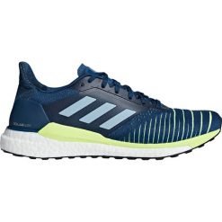 Buty adidas Solar Glide M Zielono-Niebieskie. Niebieskie buty sportowe męskie Adidas, z meshu, z paskami, do biegania. Za 449,99 zł.