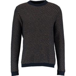Swetry klasyczne męskie: Selected Homme SHHTWILL HIGH NECK Sweter dark sapphire/aluminium/glazed ging