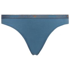 Figi brazylijskie Emporio Armani Underwear 163179 9A263 07234. Niebieskie figi damskie Emporio Armani Underwear, l, bez wzorów, z elastanu. W wyprzedaży za 79,00 zł.
