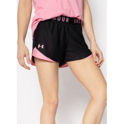 Szorty sportowe Under Armour Ua Play Up 3.0 1344552. Czarne spodnie damskie Under Armour, xs, z poliesteru. W wyprzedaży za 79,00 zł.