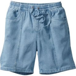 Bermudy z gumką w talii Classic Fit bonprix jasnoniebieski. Niebieskie bermudy męskie bonprix. Za 69,99 zł.