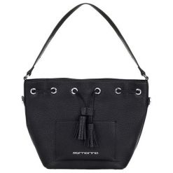 Fornarina Torebka Minnie - Black Nappa Bag Ai18Mn231F000. Czarne torebki klasyczne damskie marki Fornarina. W wyprzedaży za 205,00 zł.