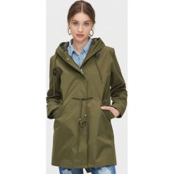 Parka z kapturem - Khaki. Brązowe parki damskie Cropp, s, bez wzorów, z kapturem. Za 189,99 zł.