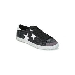 Buty Superdry SUPER SLEEK LOGO LO. Czarne trampki i tenisówki damskie Superdry, bez wzorów, bez zapięcia. Za 215,20 zł.