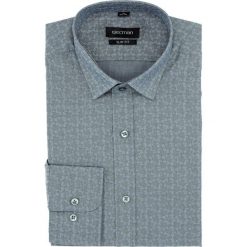 Koszula versone 5007a długi rękaw slim fit szary. Szare koszule męskie Recman, m. Za 149,00 zł.