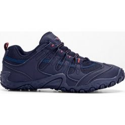 Buty trekkingowe bonprix ciemnoniebiesko-pomarańczowy. Niebieskie buty sportowe damskie bonprix, sportowe. Za 99,99 zł.
