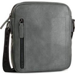 Saszetka LANETTI - RM0942G Light Grey. Szare torby męskie skórzane Lanetti, bez wzorów, ze skóry ekologicznej, młodzieżowe. Za 99,99 zł.