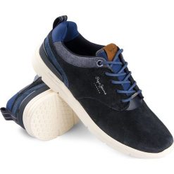 Sneakersy Pepe Jeans. Czarne sneakersy męskie Pepe Jeans, bez zapięcia. Za 199,00 zł.