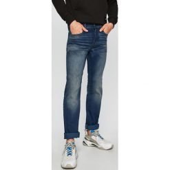 G-Star Raw - Jeansy 3301 Straight. Niebieskie jeansy męskie G-Star RAW, bez wzorów, retro. W wyprzedaży za 159,90 zł.