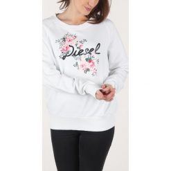 Diesel F-Sven Flower Bluza Biały. Białe bluzy damskie Diesel, xs, z nadrukiem, z bawełny, bez rękawów, bez kaptura. Za 516,95 zł.