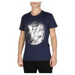Versace Jeans Koszulka T-shirt B3GSB76S_36610. Koszulki męskie Versace Jeans, s, bez wzorów, z jeansu, bez kołnierzyka. Za 362,00 zł.