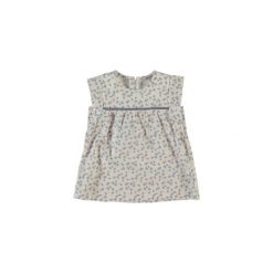 Name it Girls Sukienka Tiline pearl. Szare sukienki niemowlęce marki Name it, na lato, bez wzorów, z bawełny, bez rękawów. Za 83,00 zł.