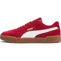 Puma Caracal Tenisówki Czerwony. Czerwone trampki męskie Puma, bez wzorów, ze skóry, bez zapięcia. Za 274,95 zł.