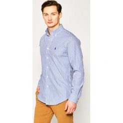 Koszula Polo Ralph Lauren Bsr 710792044. Czarne koszule męskie Polo Ralph Lauren, s, bez wzorów, z bawełny, casualowe, polo, bez rękawów. W wyprzedaży za 339,00 zł.