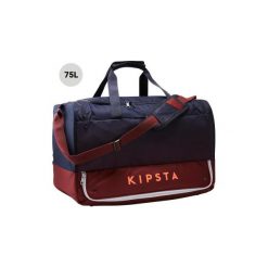 Torba sportowa Hardcase 75 L. Niebieskie torby męskie sportowe KIPSTA, bez wzorów, z poliesteru, sportowe. Za 109,99 zł.