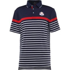 Polo Ralph Lauren Golf SHORT SLEEVE Koszulka sportowa navy/white/red. Niebieskie koszulki męskie marki Polo Ralph Lauren Golf, s, bez wzorów, z elastanu, sportowe, z golfem, bez rękawów. Za 419,00 zł.