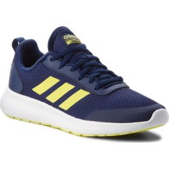 Buty adidas - Element Race B44859 Dkblue/Shoyel/Croyal. Niebieskie buty do biegania męskie Adidas, z materiału. W wyprzedaży za 189,00 zł.
