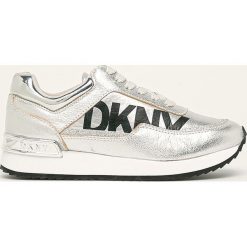 Dkny - Buty. Szare buty sportowe damskie DKNY, ze skóry. W wyprzedaży za 399,90 zł.