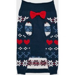 Medicine - Sweter dla psa Xmass. Niebieskie swetry damskie MEDICINE, s, bez wzorów, z bawełny, bez rękawów, bez kaptura. W wyprzedaży za 50,90 zł.