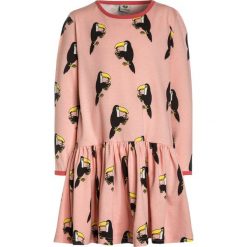 Sukienki dziewczęce: Småfolk DRESS WITH TOUCAN Sukienka z dżerseju coral