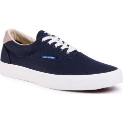 Tenisówki JACK&JONES - Jfwmork 12169265 Navy Blazer. Niebieskie półbuty męskie Jack&Jones, na co dzień, bez wzorów, z gumy, klasyczne, bez zapięcia. Za 189,00 zł.