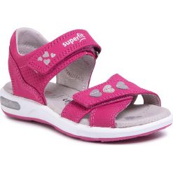 Sandały SUPERFIT - 6-06132-55 S Rosa. Różowe sandały dziewczęce Superfit, ze skóry ekologicznej, bez zapięcia. W wyprzedaży za 239,00 zł.