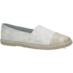 Srebrne espadryle slip on Casu DD1833-21. Szare espadryle damskie Casu. Za 49,99 zł.