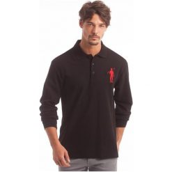 Polo Club C.H.A Koszulka Polo Męska L Czarna. Czarne koszulki polo męskie Polo Club C.H..A, m, bez wzorów, bez rękawów. W wyprzedaży za 139,00 zł.