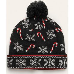 Blend - Czapka. Zielone czapki męskie Blend, na zimę, bez wzorów, z dzianiny. Za 59,90 zł.
