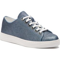 Sneakersy Liu Jo Tyra 03 B19027 TX007. Niebieskie półbuty damskie Liu Jo, bez wzorów, bez obcasa, bez zapięcia. W wyprzedaży za 259,00 zł.
