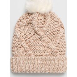 Only - Czapka Tiffanie. Szare czapki damskie marki ONLY, z poliesteru. W wyprzedaży za 39,90 zł.