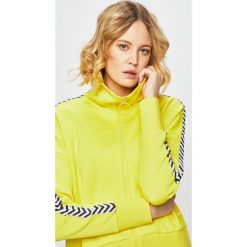 Hummel - Bluza. Żółte bluzy damskie Hummel, s, z nadrukiem, z bawełny, bez rękawów, bez kaptura. W wyprzedaży za 139,90 zł.